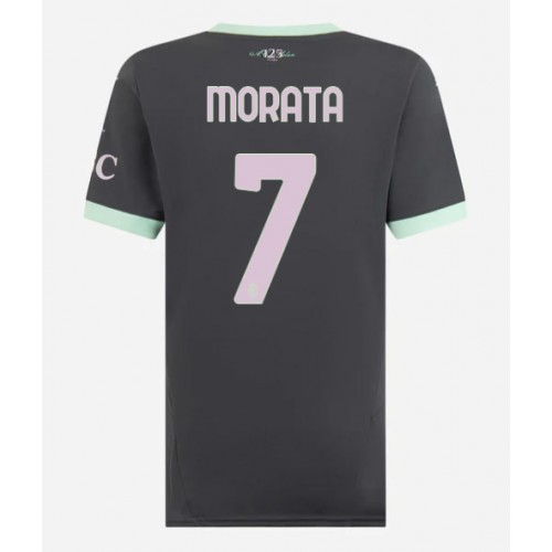 AC Milan Alvaro Morata #7 Rezervni Dres za Ženska 2024-25 Kratak Rukav